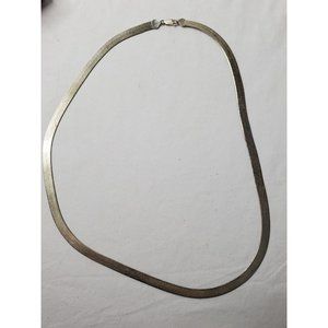 Vintage silver 925 Italy "milor" 26" flat Necklace